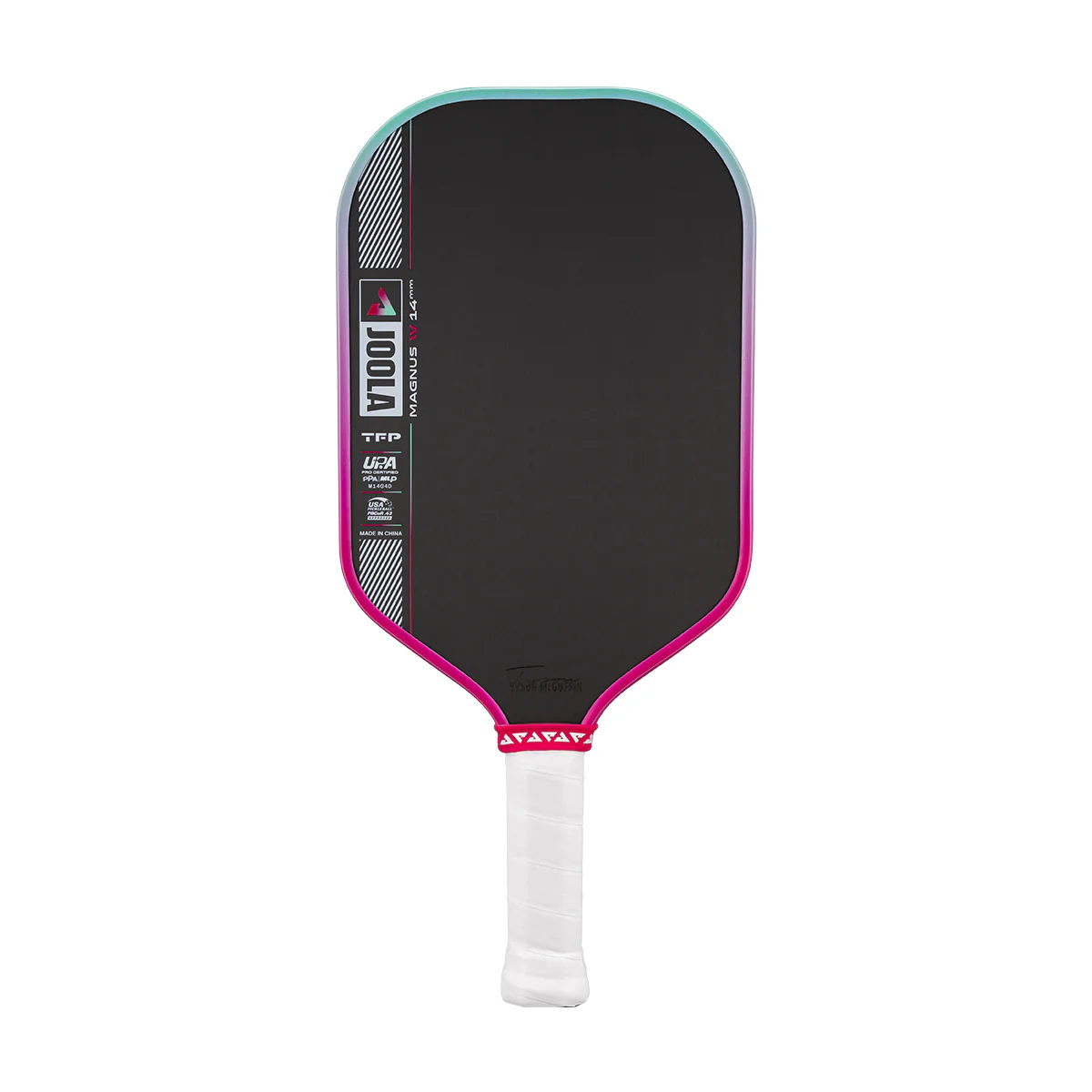 Tysons McGuffin Magnus Pro IV 14mm Pickleball Paddle - Lime Pop - Image 4