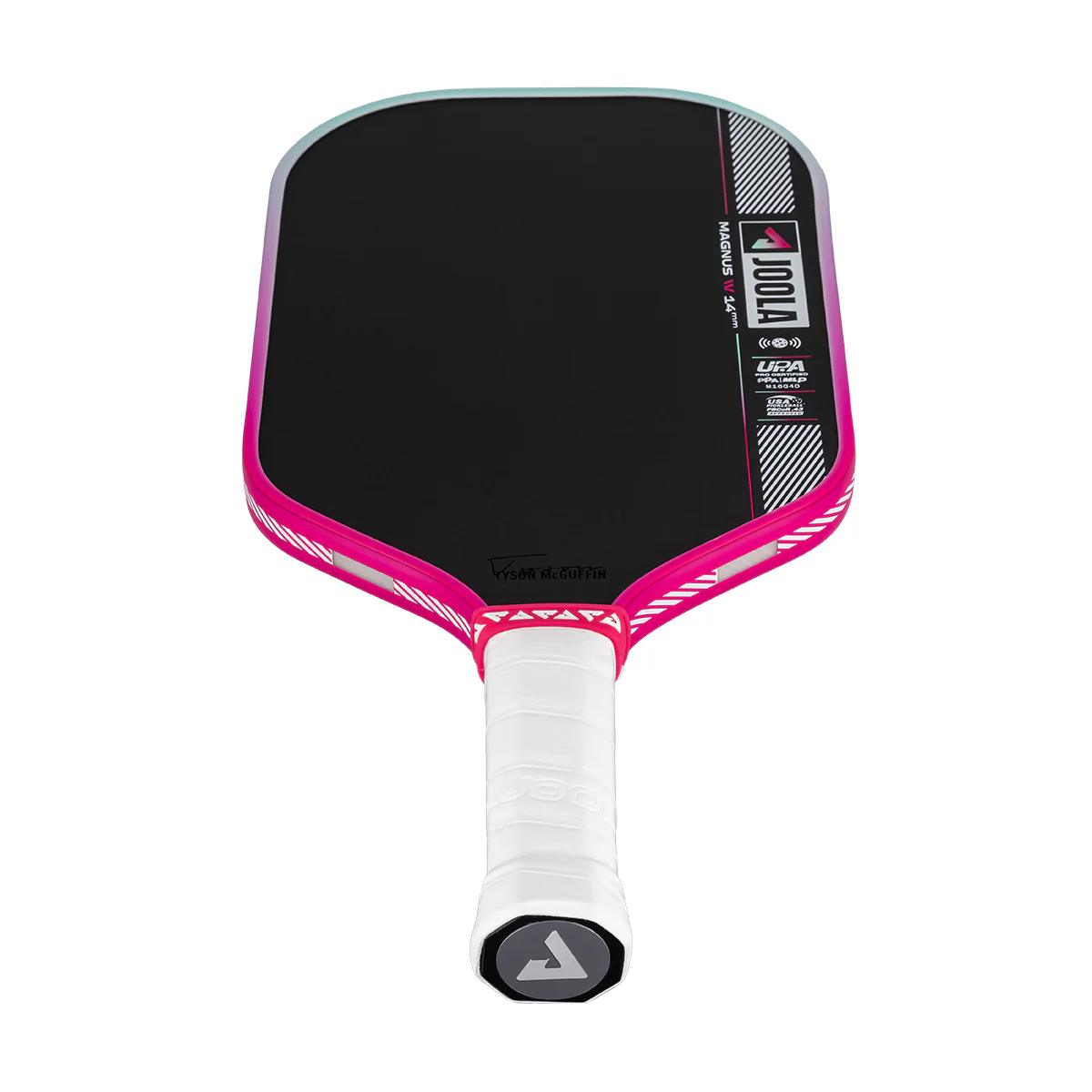 Tysons McGuffin Magnus Pro IV 14mm Pickleball Paddle - Lime Pop - Image 7