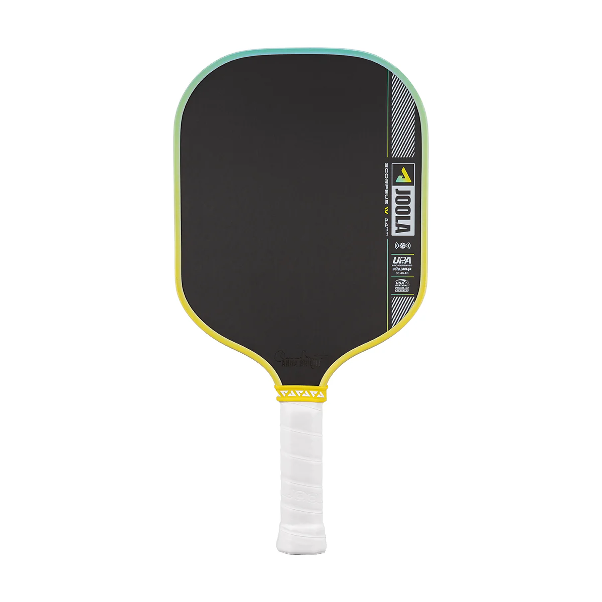 Anna Bright Scorpeus Pro IV 14mm Pickleball Paddle - Lime Pop - Image 4