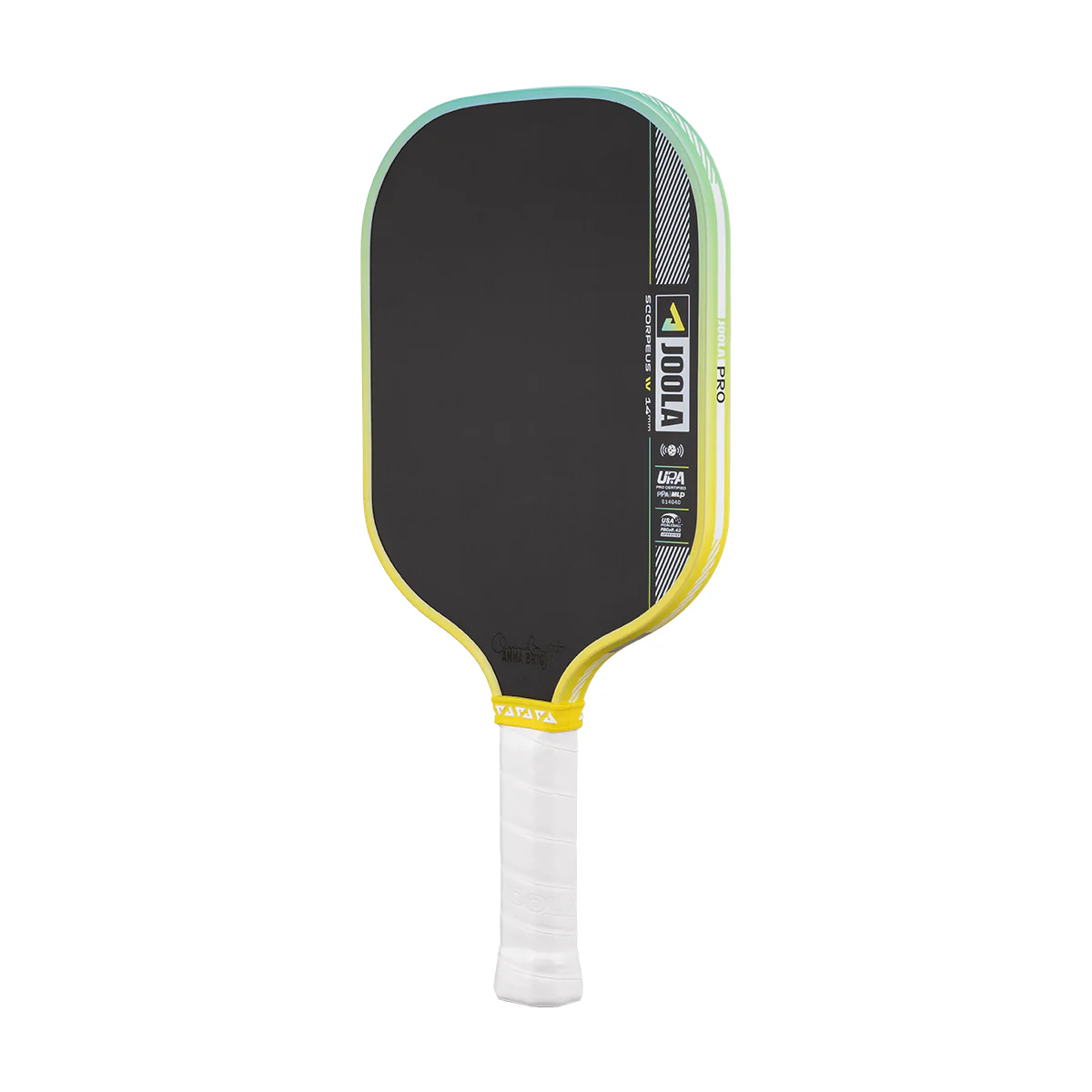 Anna Bright Scorpeus Pro IV 14mm Pickleball Paddle - Lime Pop - Image 8