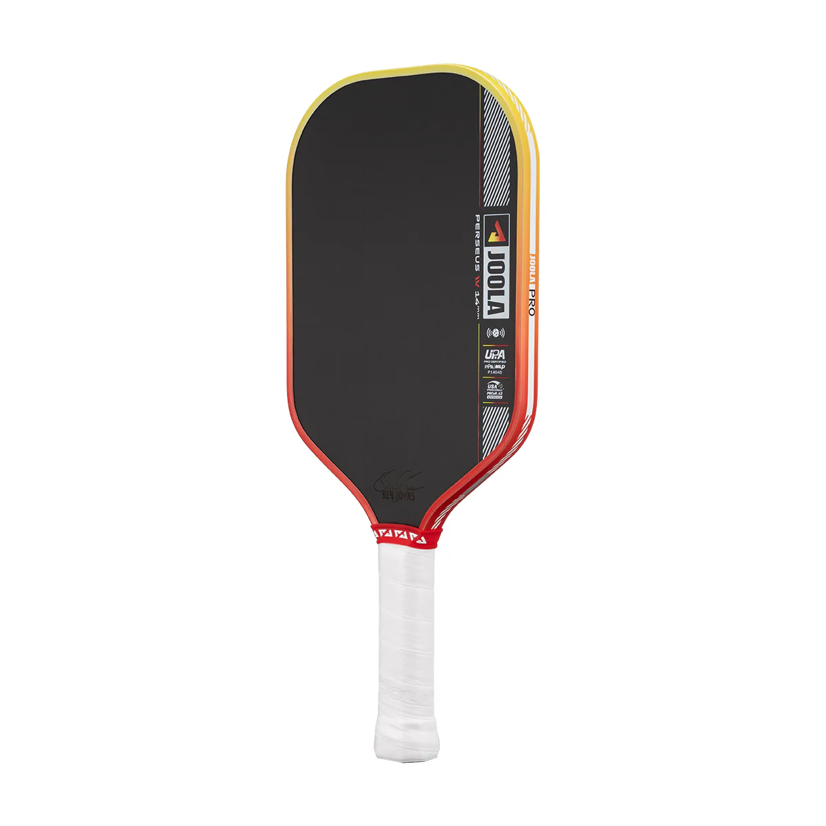 Ben Johns Perseus Pro IV 14mm Pickleball Paddle - Mellow Mango - Image 3