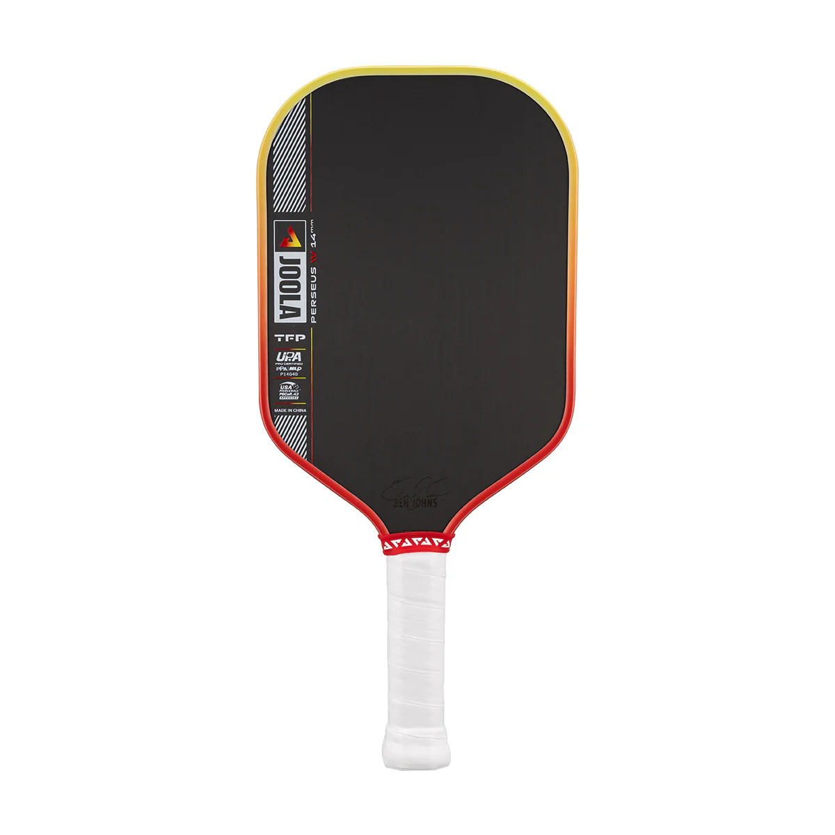 Ben Johns Perseus Pro IV 14mm Pickleball Paddle - Mellow Mango - Image 9