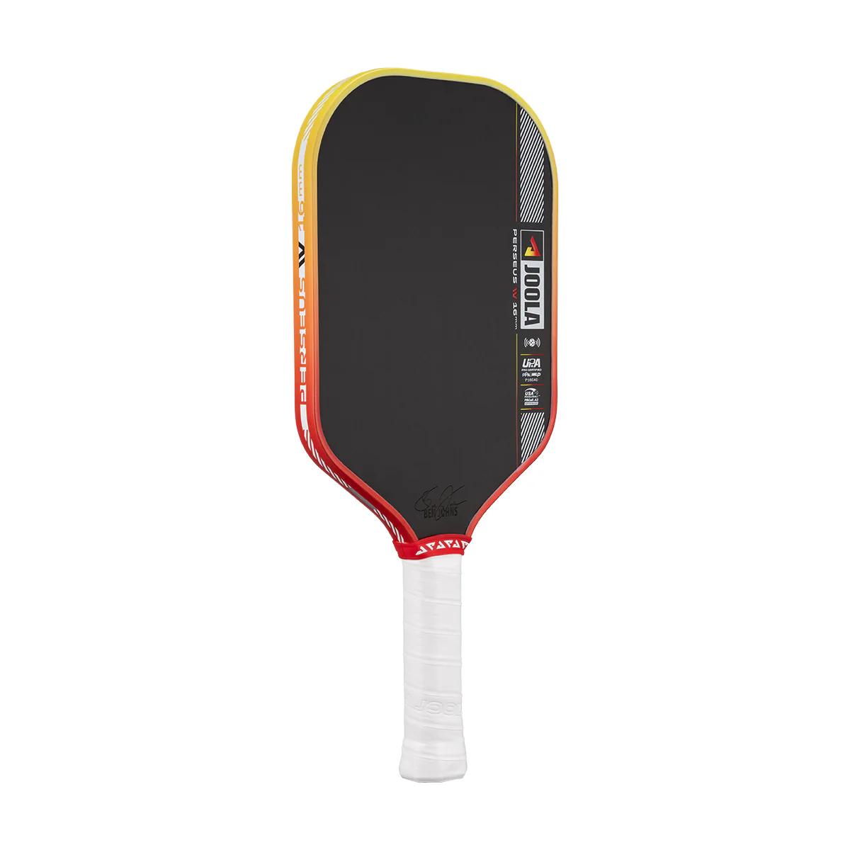 Ben Johns Perseus Pro IV 16mm Pickleball Paddle - Mellow Mango - Image 3