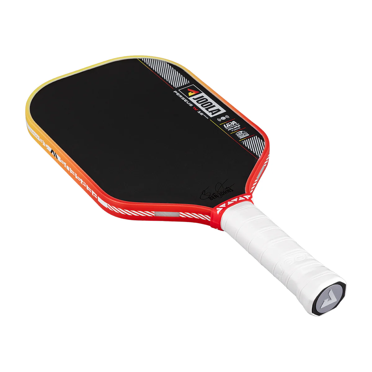 Ben Johns Perseus Pro IV 16mm Pickleball Paddle - Mellow Mango - Image 4