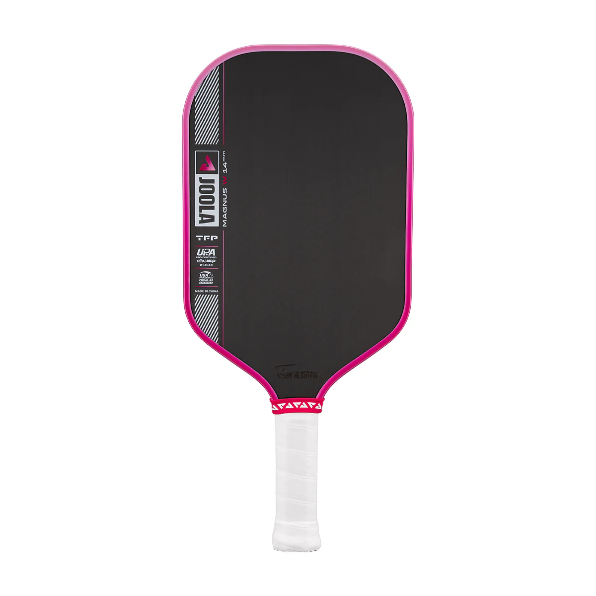 Tysons McGuffin Magnus Pro IV 14mm Pickleball Paddle - Guava Rush - Image 4