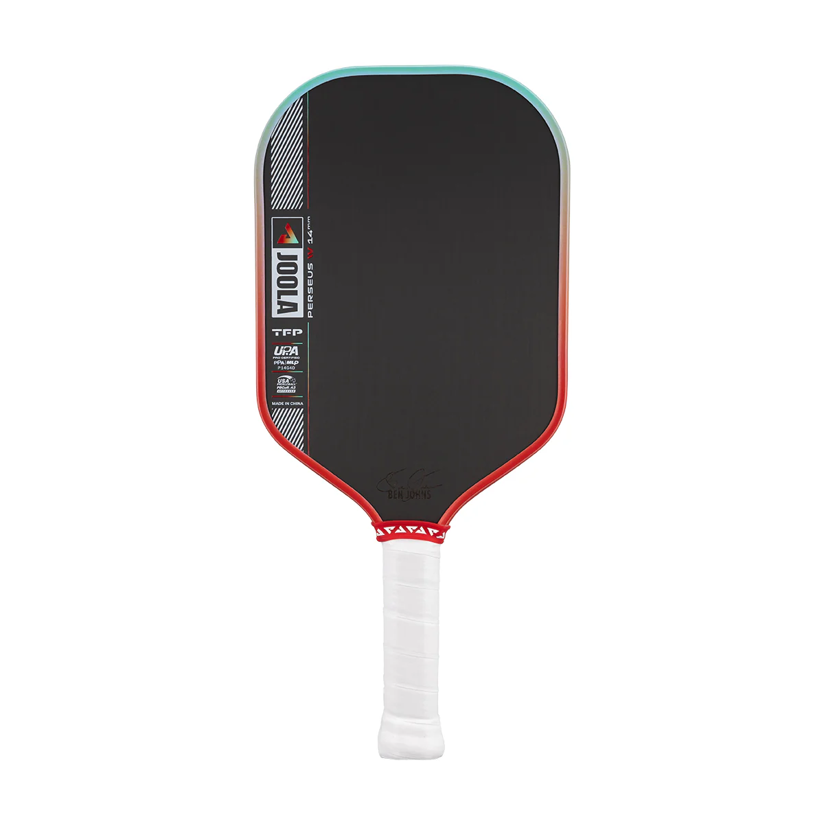 Ben Johns Perseus Pro IV 14mm Pickleball Paddle - Lime Pop - Image 3