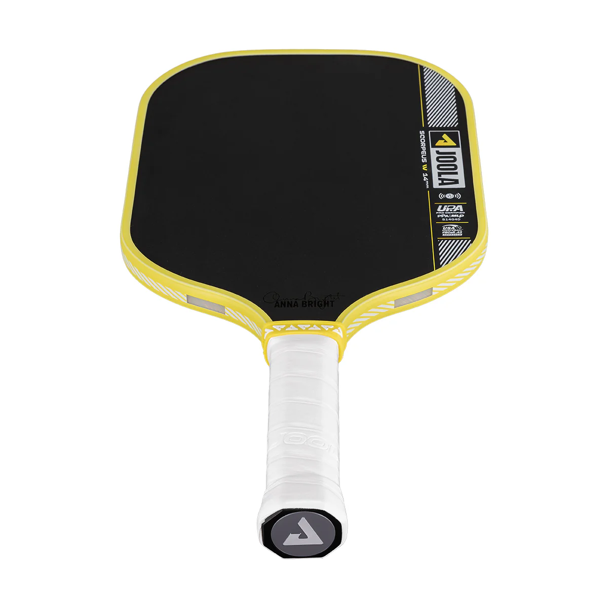 Anna Bright Scorpeus Pro IV 14mm Pickleball Paddle - Mellow Mango - Image 10