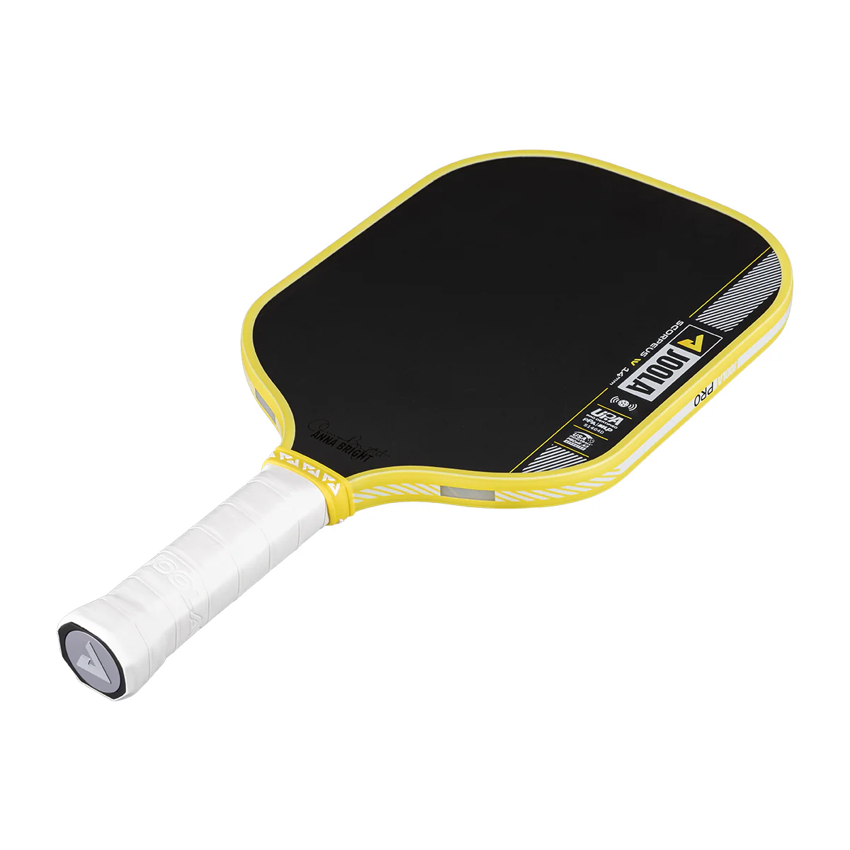 Anna Bright Scorpeus Pro IV 14mm Pickleball Paddle - Mellow Mango - Image 6