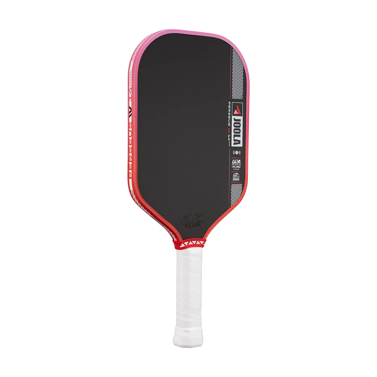 Ben Johns Perseus Pro IV 14mm Pickleball Paddle - Guava Rush - Image 3