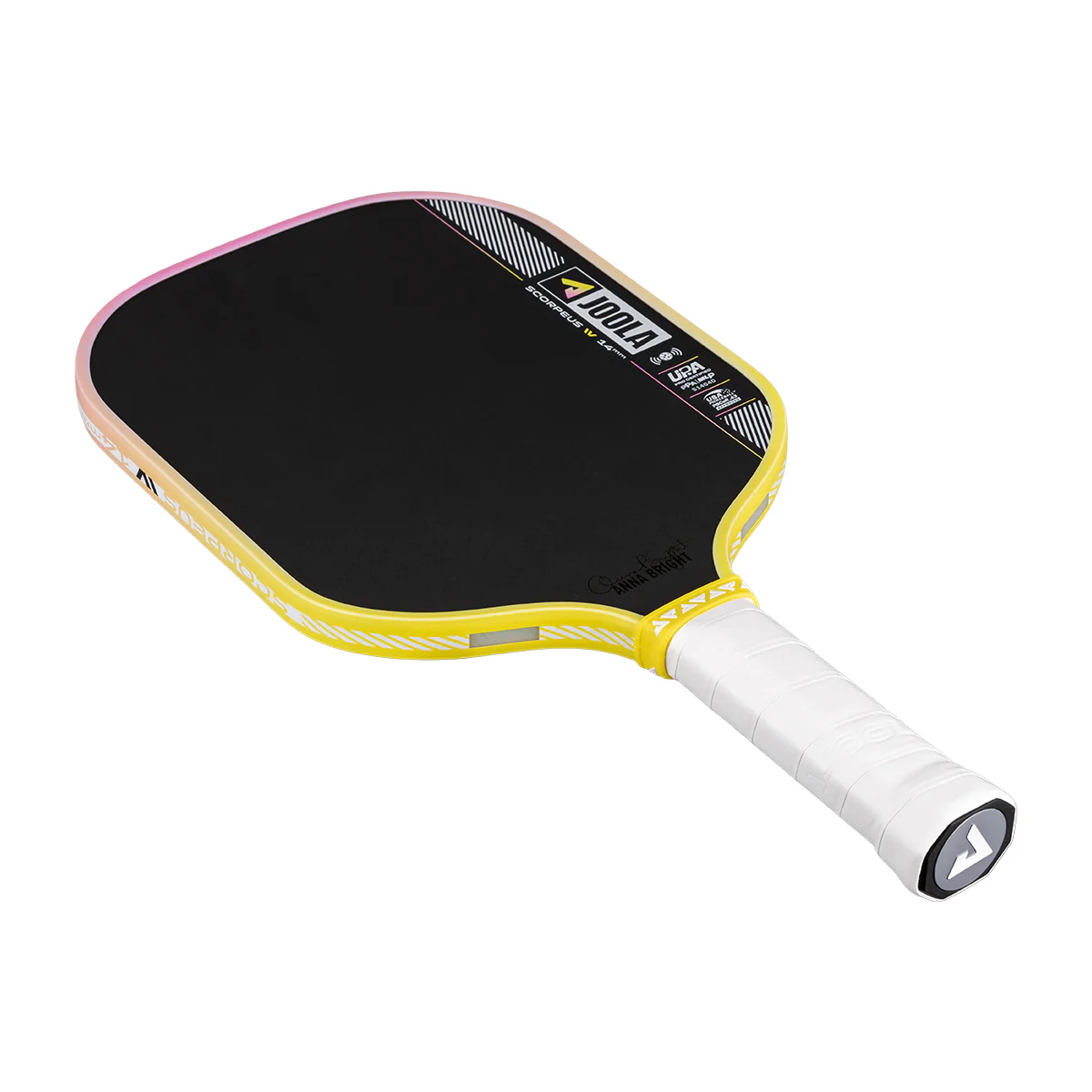 Anna Bright Scorpeus Pro IV 14mm Pickleball Paddle - Guava Rush - Image 4