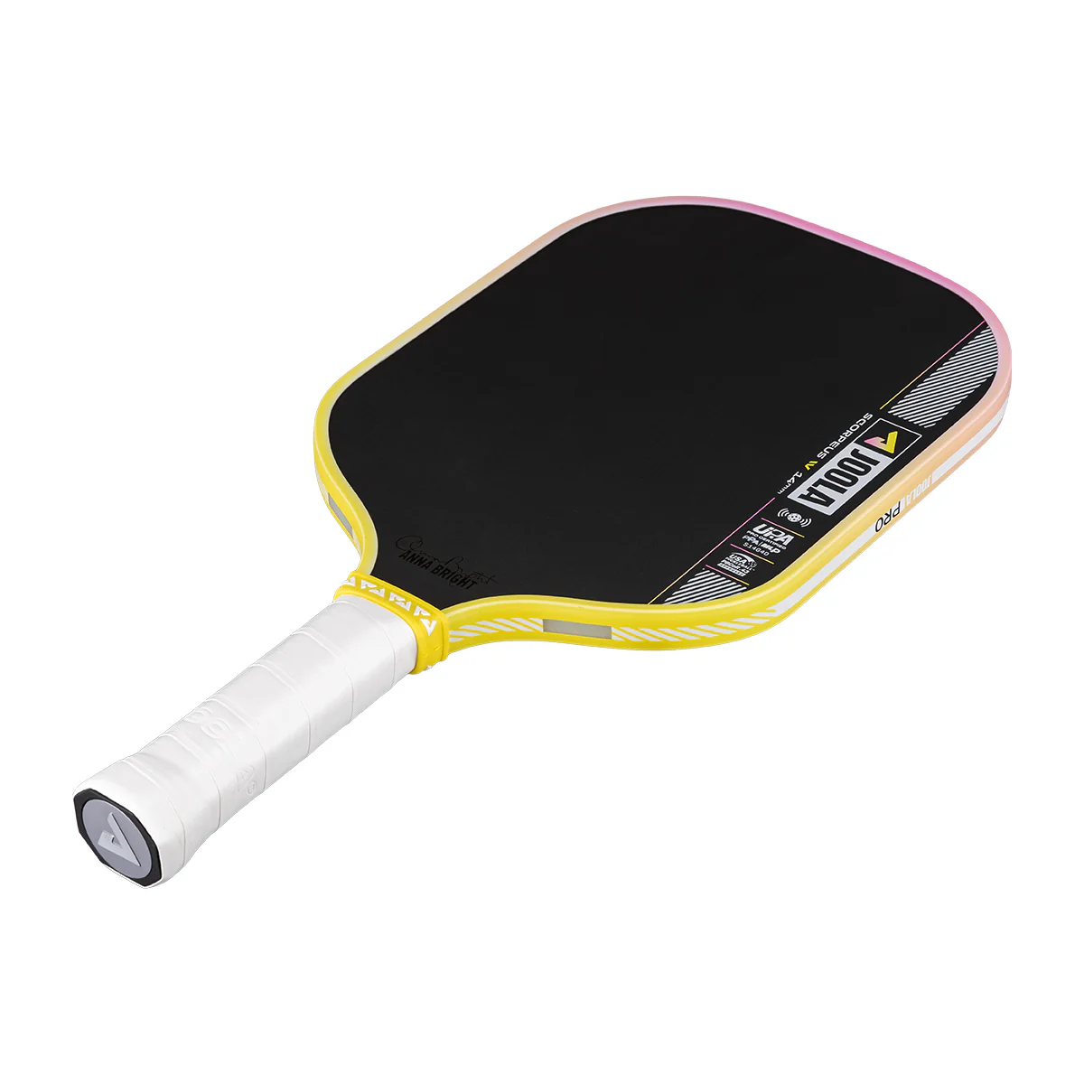 Anna Bright Scorpeus Pro IV 14mm Pickleball Paddle - Guava Rush - Image 5