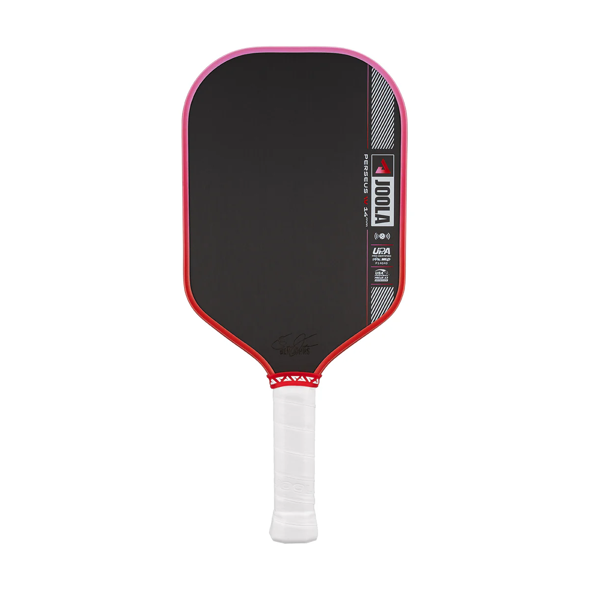 Ben Johns Perseus Pro IV 14mm Pickleball Paddle - Guava Rush - Image 8
