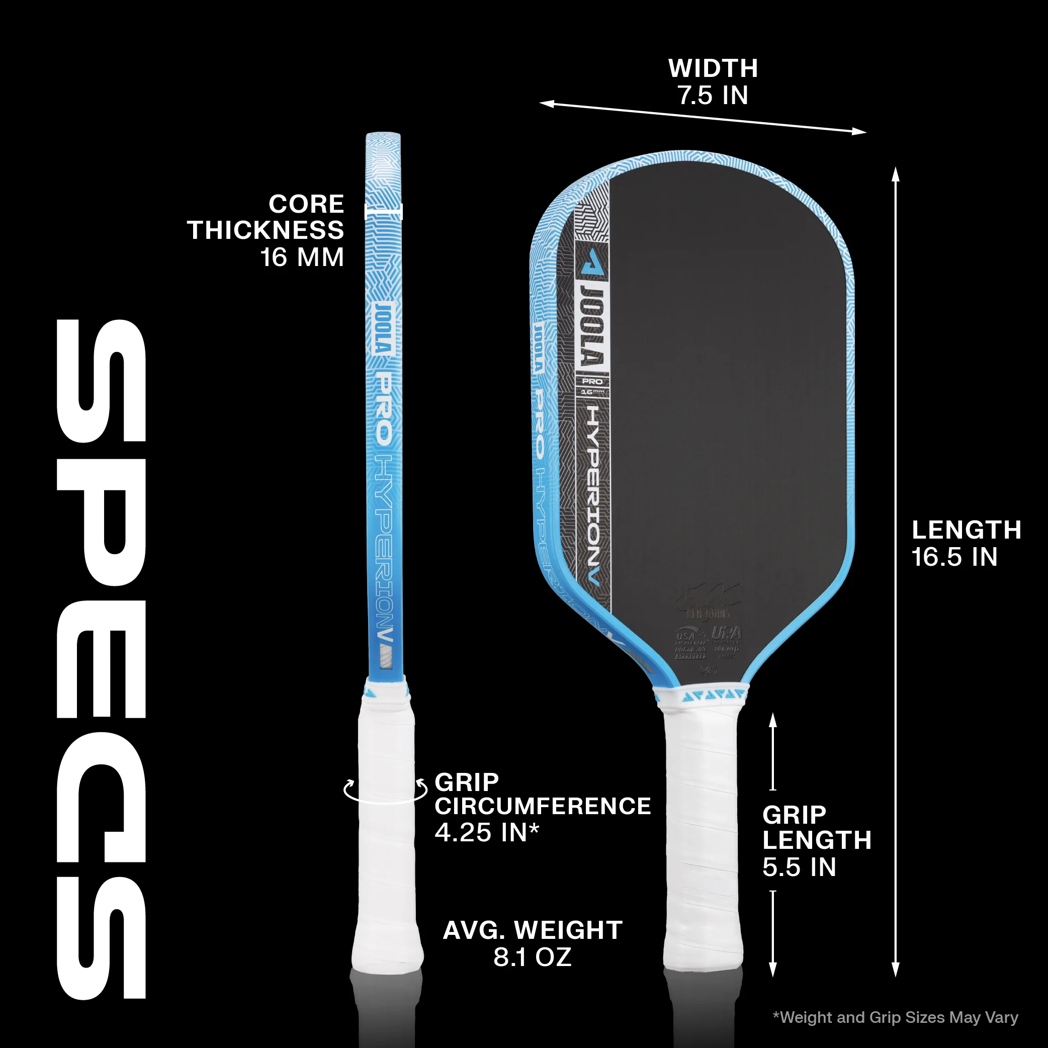 JOOLA Hyperion Pro V Pickleball Paddle - Image 3
