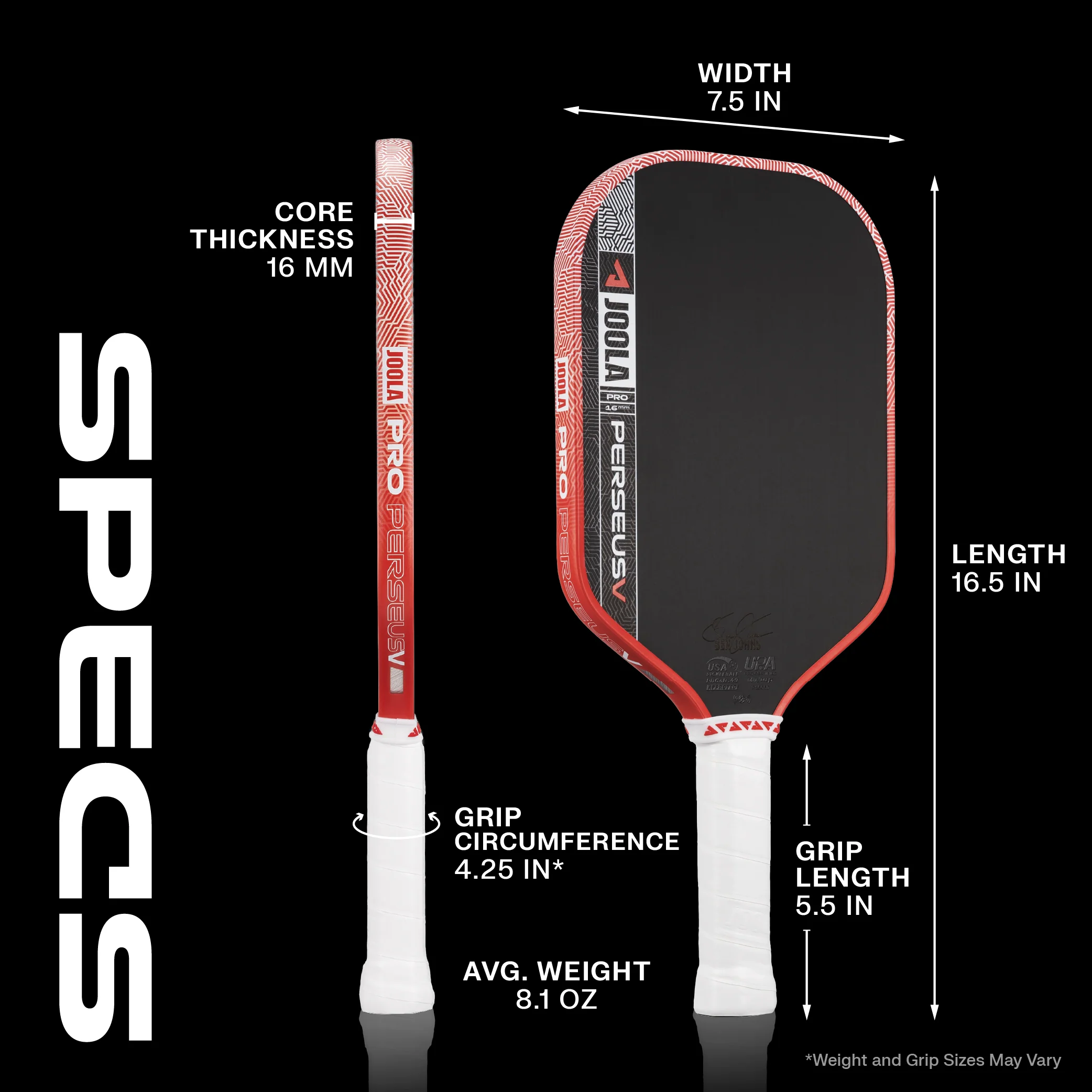 JOOLA Perseus Pro V Pickleball Paddle - Image 3