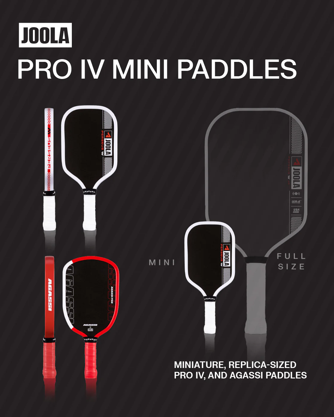 JOOLA Pro IV Mini Pickleball Paddles - Image 2