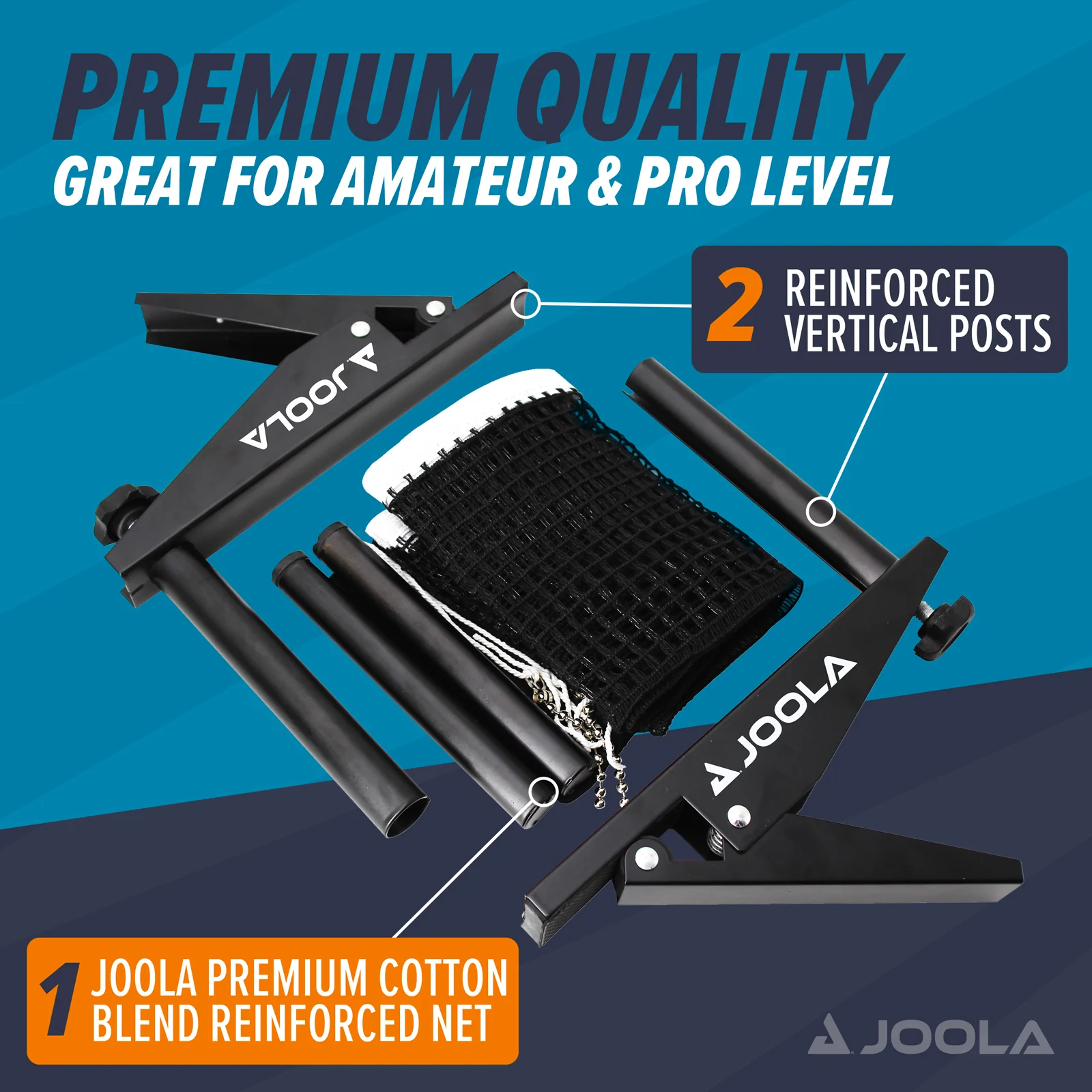 JOOLA Replacement Net for Quattro, Inside, Tour, Triumph and Conversion Top Net and Post Sets - Image 3