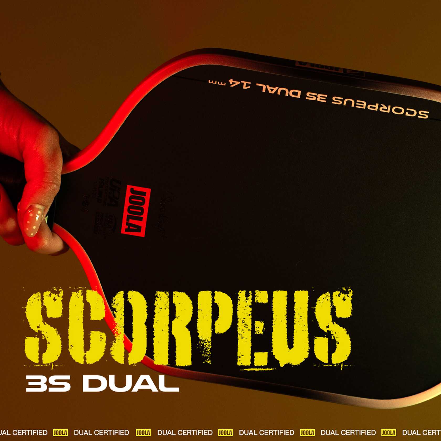 JOOLA Scorpeus 3S Dual 14mm Pickleball Paddle - Image 11