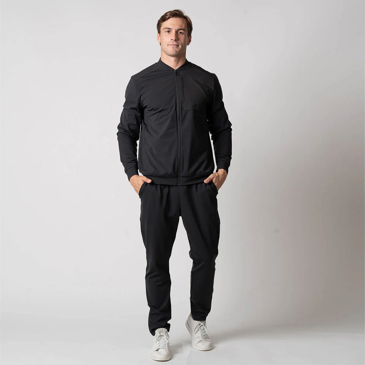 Men's Warm Up Full Zip Jacket - Image 3