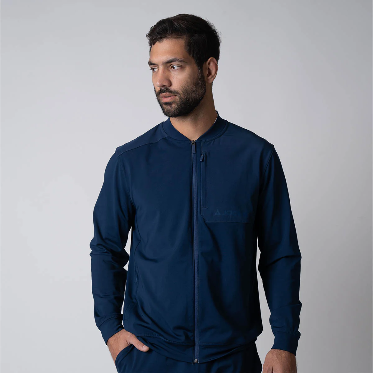 Men's Warm Up Full Zip Jacket - Image 5