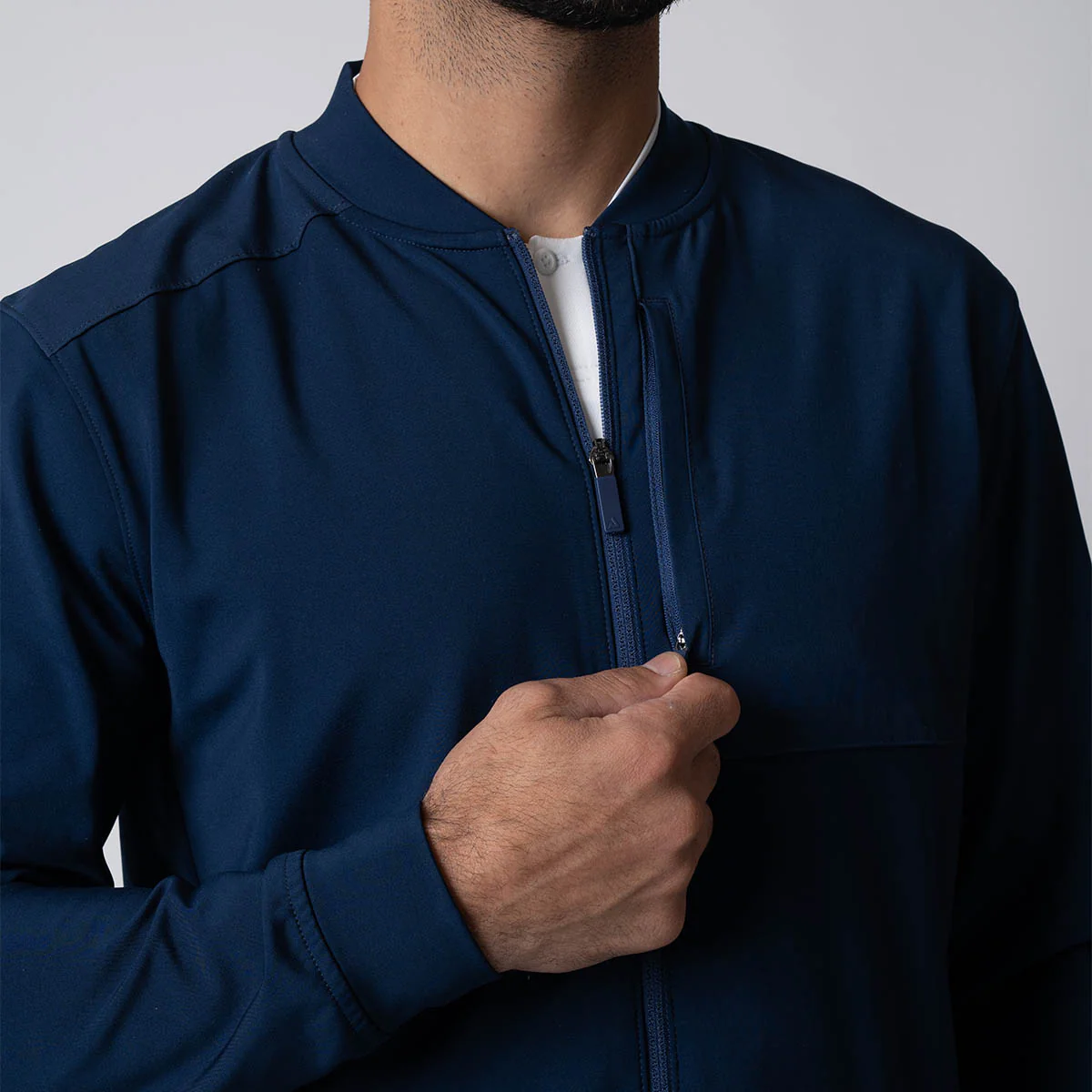 Men's Warm Up Full Zip Jacket - Image 8