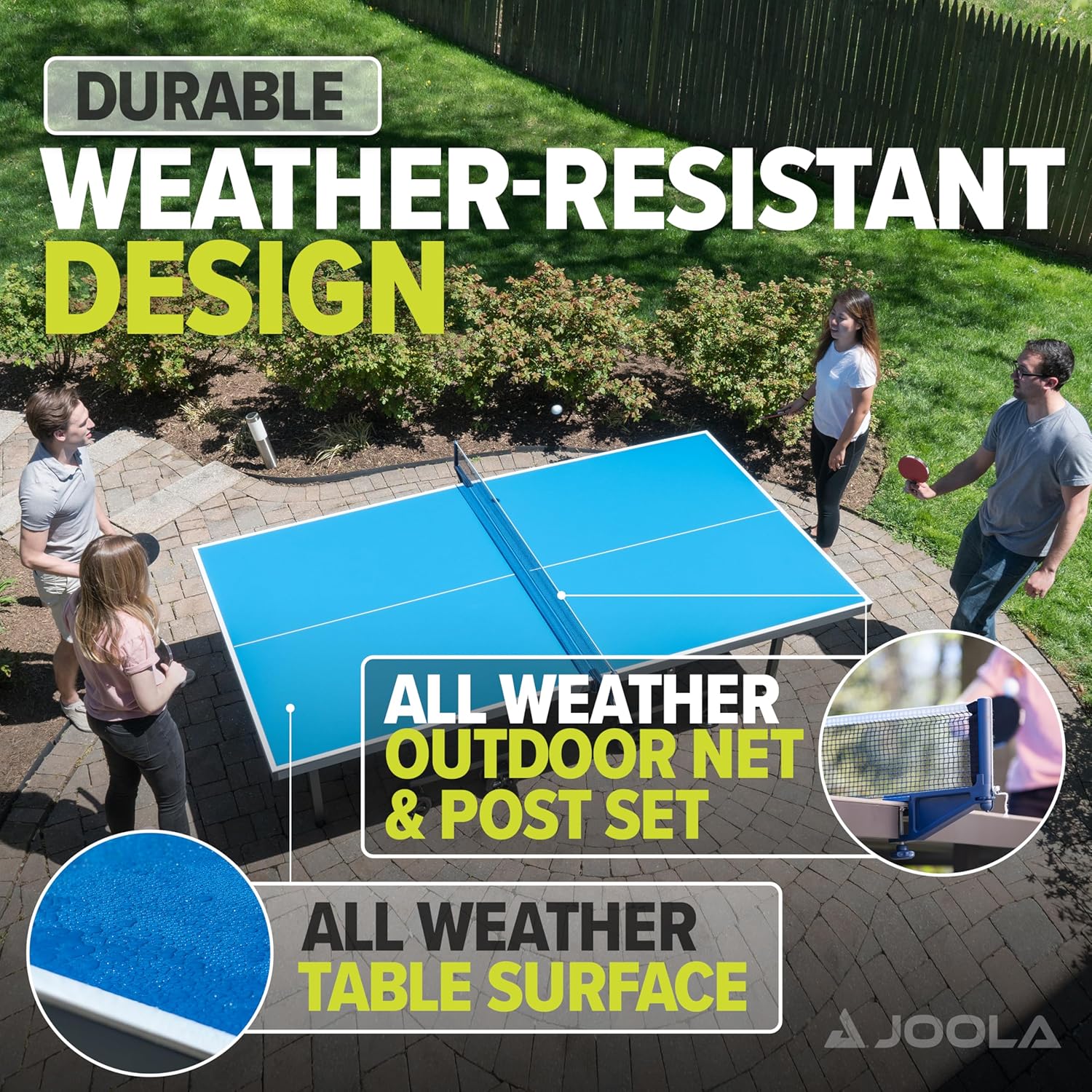 JOOLA Nova Pro Plus Outdoor Table Tennis Table - Image 5