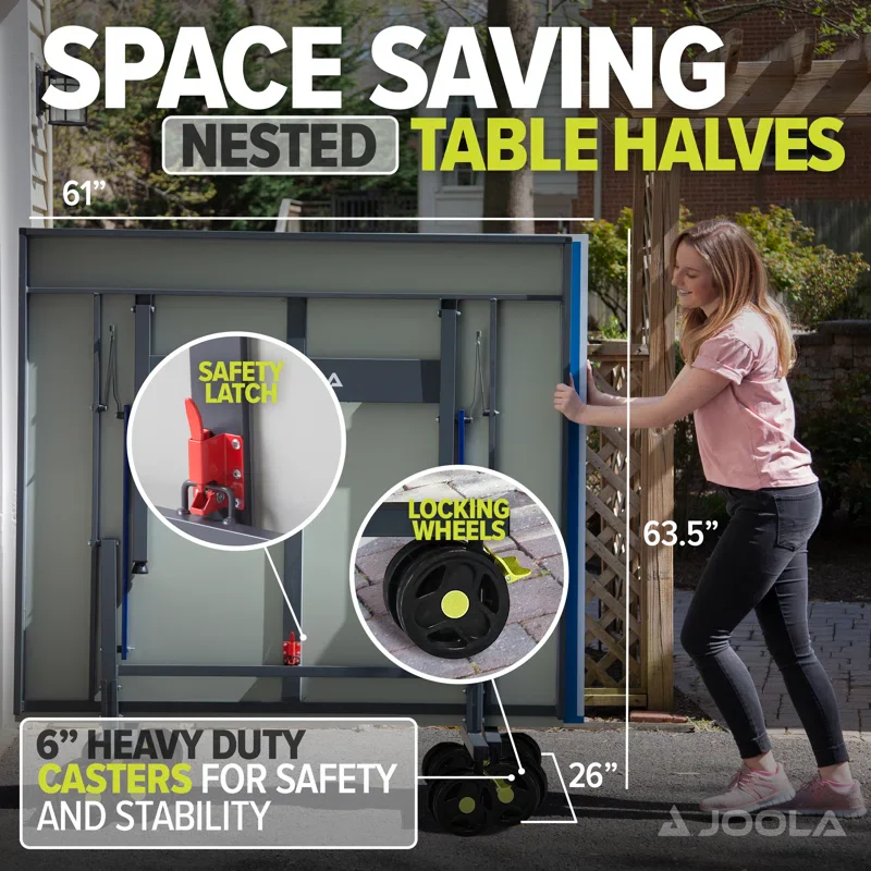JOOLA Nova Pro Plus Outdoor Table Tennis Table - Image 8