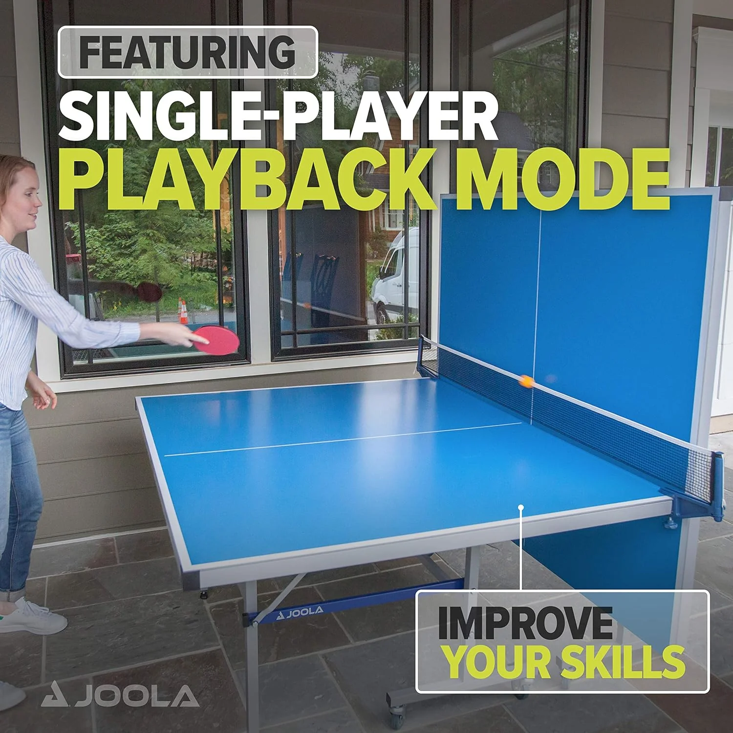 JOOLA Rapid Play Outdoor Table Tennis Table - Image 5