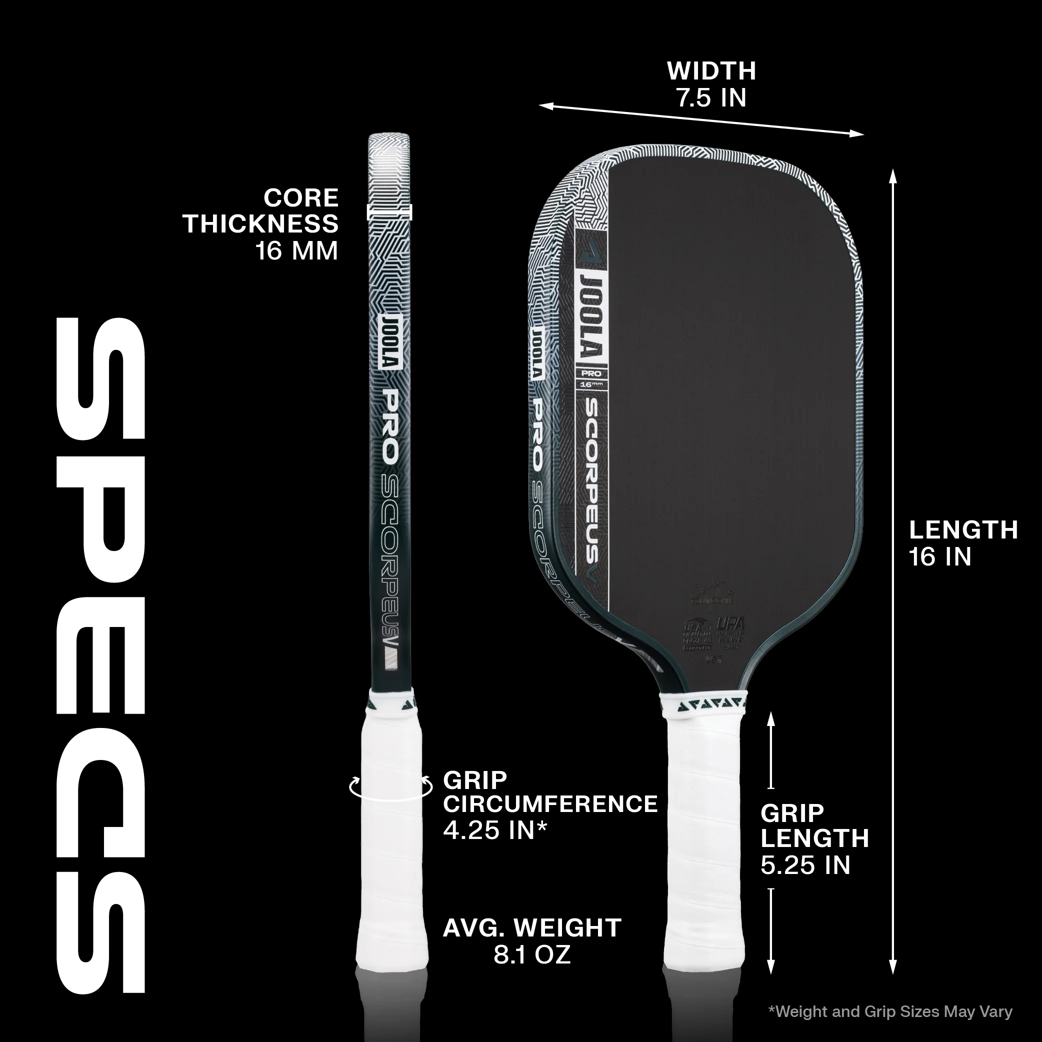 JOOLA Scorpeus Pro V Pickleball Paddle - Image 27
