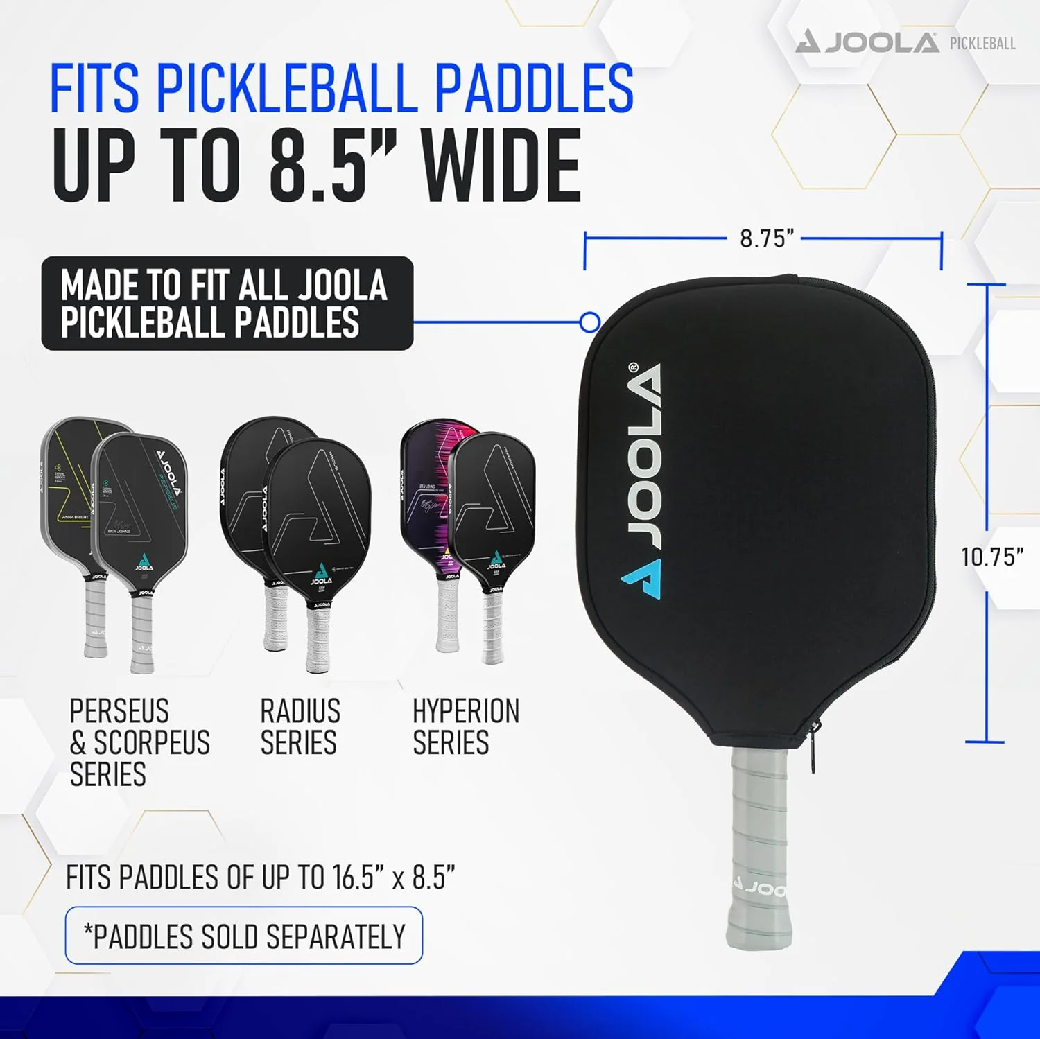 JOOLA Universal Neoprene Pickleball Paddle Cover - Image 4