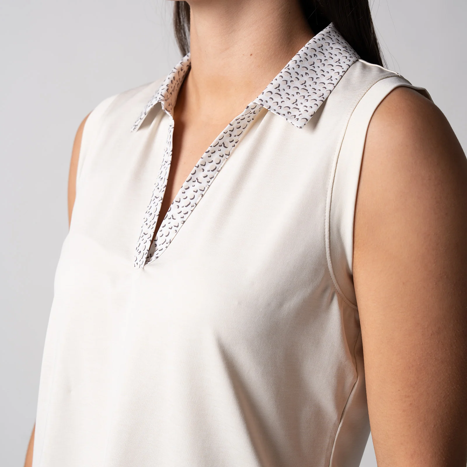 Women's Club Sleeveless Polo - Image 6