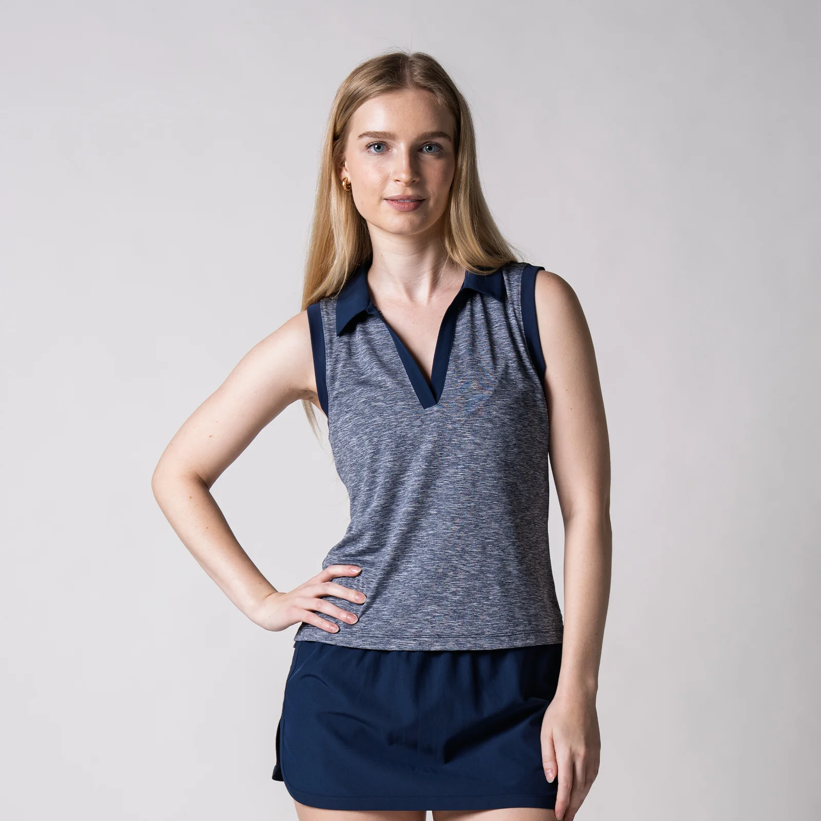 Women's Club Sleeveless Polo - Image 7